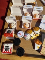 Mini Brand Lot of 69 Fast Food White Castle Hard Rock Subway Sonic Hardees Carls