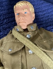 G.I. Joe Soldier Action Figure Tan Uniform w/ Outfit, Belt & Bag (1996)