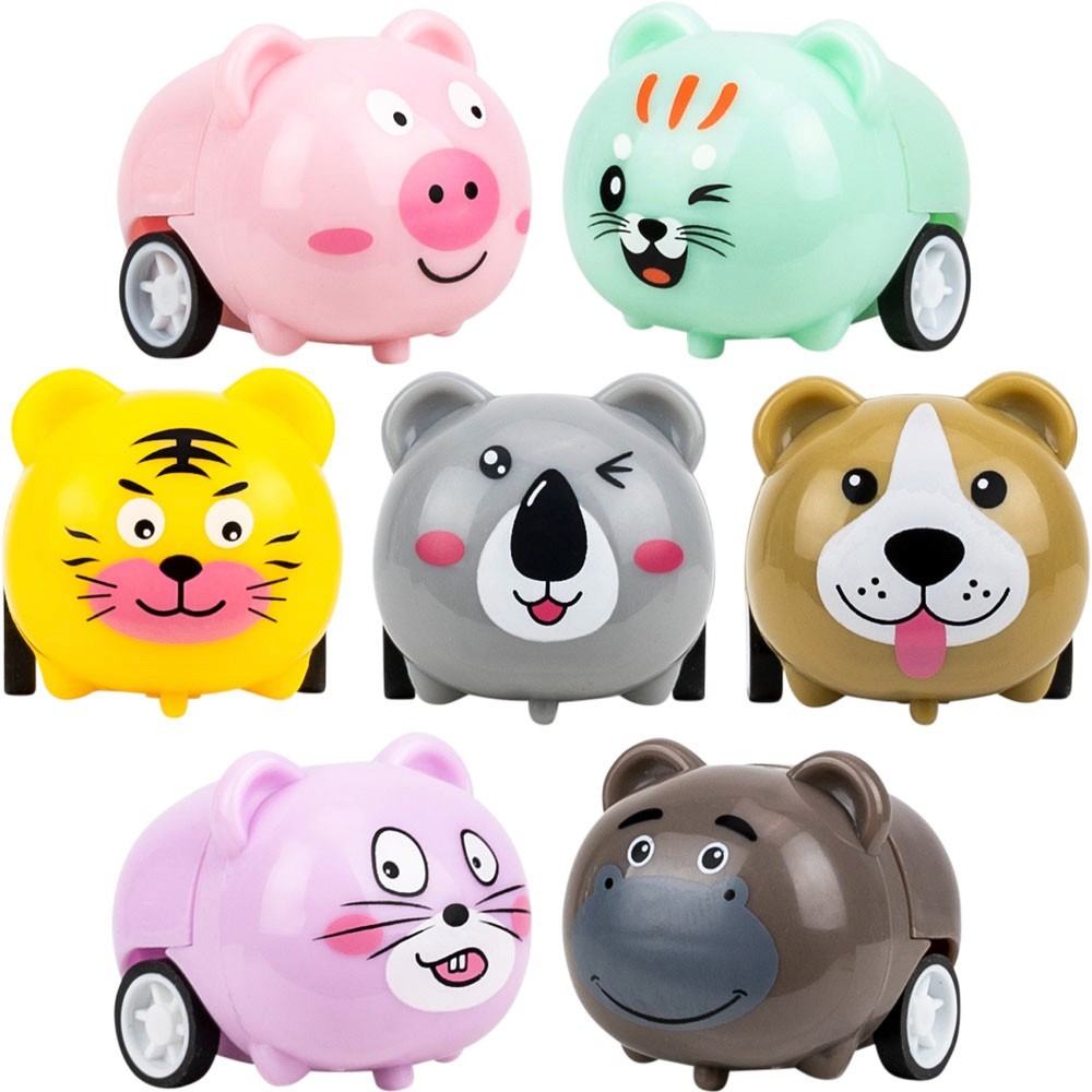 Pullback Animal Racers 1.25in (12pcs)