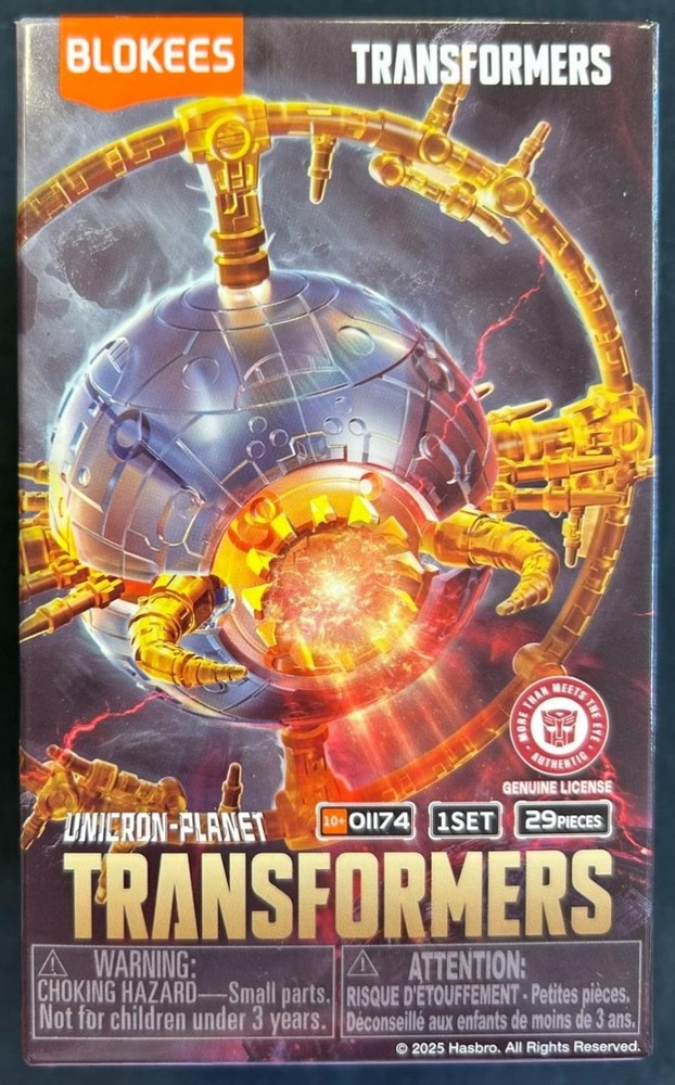 BLOKEES TRANSFORMERS CLEAR UNICRON PLANET SPECIAL EDITION KIT PROMOTIONAL IN USA