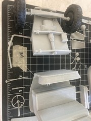 1:18 scale Ford Model 51 Cargo Truck Model Kit-Disassembled and Unpainted