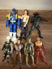 Vintage 1990’s-2000 Mixed Action Figure Toys Lot 13 Star Wars Marvel X-Men TMNT