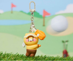 KAKAO Friends CHOONSIK Sports KEYRING Tennis Golf Yoga Bag Charm + Track