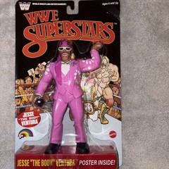WWE SUPERSTARS LJN JESSE “THE BODY” VENTURA BLACK CARD 8” RETRO FIGURE 2026