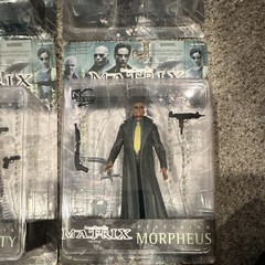 Complete Set of 6 N2 Toys The Matrix Action Figures 2000 Sealed Neo Morpheus Tri
