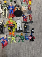 Super Hero Mixed Mega Action Figure Lot Of Many, Batman, Marvel DC