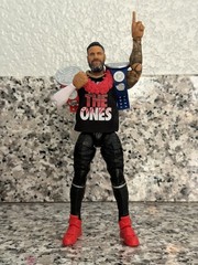 Custom WWE Elite Bloodline Lot Roman Solo Sikoa Jimmy Uso Jey Uso Paul Heyman