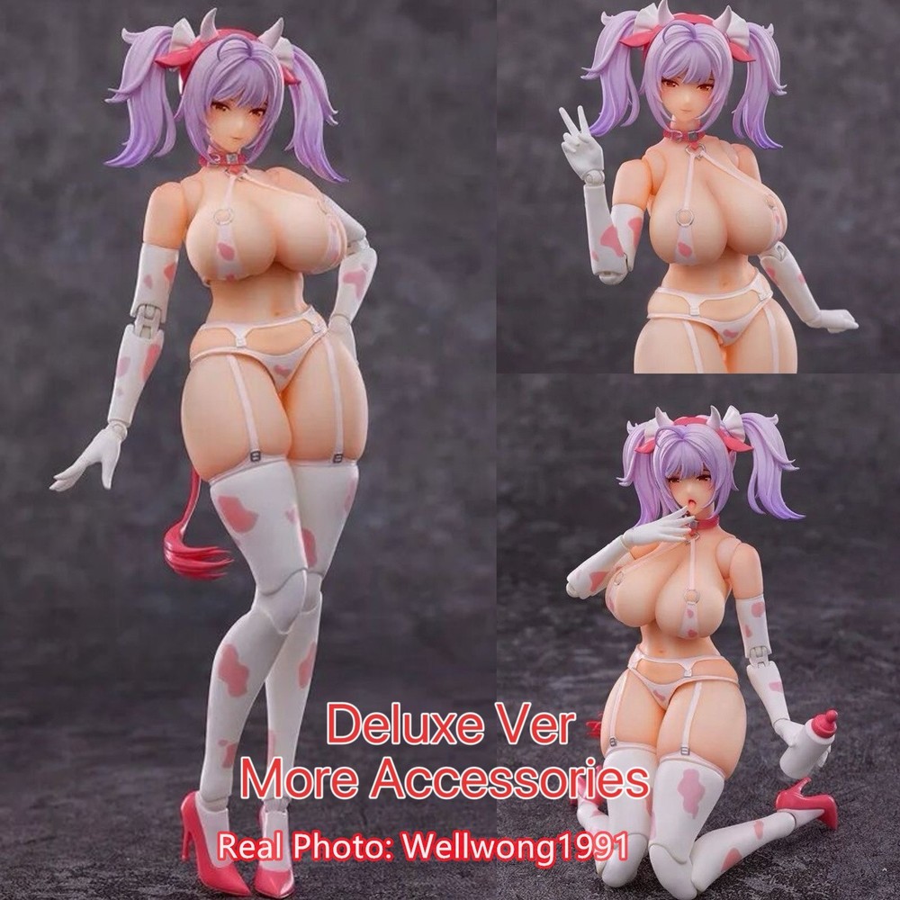 In Stock Deluxe Ver Sexy NaiNai Cow Girl Action Figure Toy 1/12 Scale New In BOX