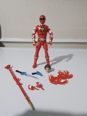 Lightning Collection Dino Thunder Red/Yellow/Blue/Black/White Rangers LOT OF 5