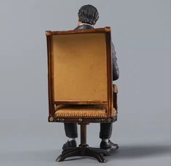 The Godfather Don Vito Corleone Action Figure 6″ Marlon Brando Statue Chair & Ca