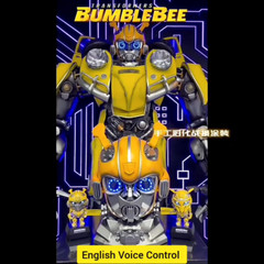 Killerbody Transforms Bumblebee 1:1 Electronic Remote & Voice Controlled Helmet