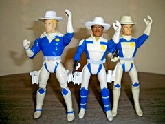 Galoob Of The Galaxy Rangers 1986 NEAR COMPLETE LOT OF 3 GOOSE ZACHARY FOX