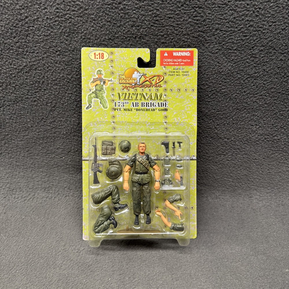 Ultimate Soldier PVT Mike Bonehead Good 173rd AB Brigade XD Vietnam Figure #2
