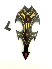 Four Horsemen Mythic Legions BLACK GOLD RED VAMPIRE SHIELD ACCESSORY Weapon Part