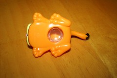 2001 Garfield Magnifying Glass 4″ Wendys Kids Meal Garfield Toy #4-Used