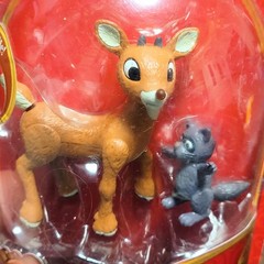 2008 Rudolph The Red Nosed Reindeer Raccoon Playing Mantis Figure New In Package