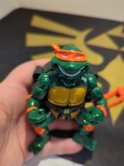 1991 TMNT Teenage Mutant Ninja Turtles Talkin Michaelangelo – Near Complete