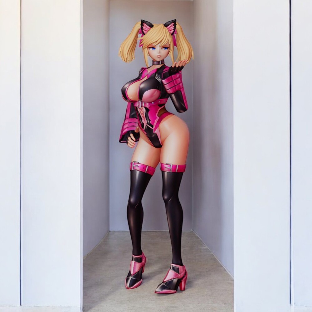Figura Fanart Shinganji Kurenai Pintada con aerografo 9.8inch