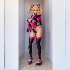 Figura Fanart Shinganji Kurenai Pintada con aerografo 9.8inch