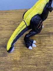 Zuru 5 Surprise Dino Strike 4 T-Rex Jurassic Figure Black Yellow 3×6”