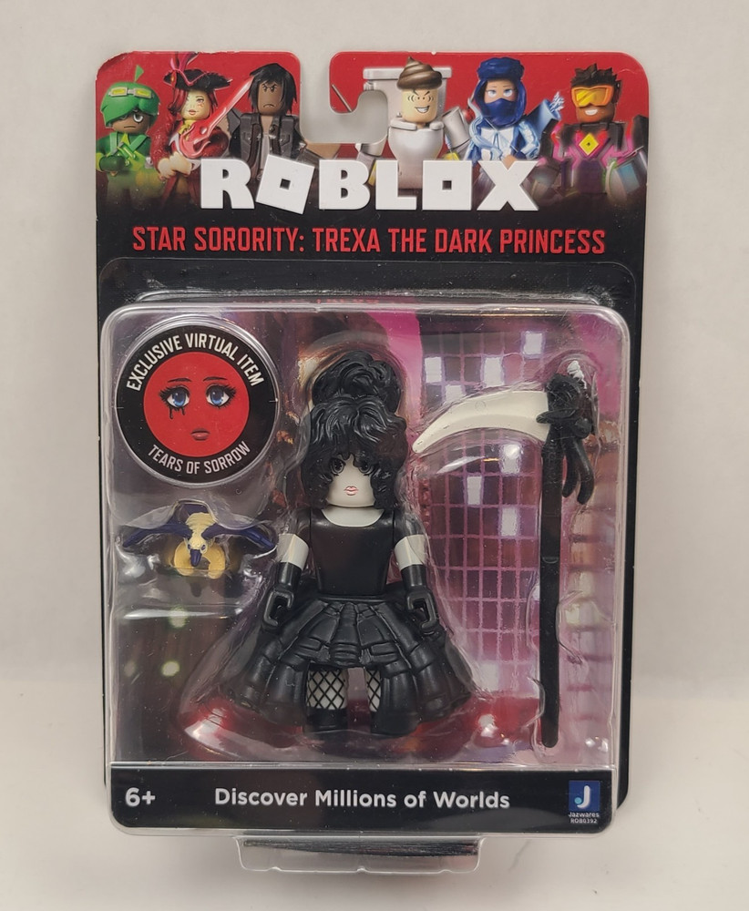 Roblox Star Sorority Trexa The Dark Princess Figure 3″ w/ Virtual Item Code 2021