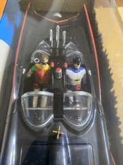Batman Classic 1966 TV Series Batmobile with 3″ Bendable Figures by NJCroce New