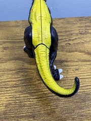 Zuru 5 Surprise Dino Strike 4 T-Rex Jurassic Figure Black Yellow 3×6”