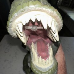 Vintage 1996 Jurassic Park The Lost World T-Rex Rubber Hand Puppet No Sound