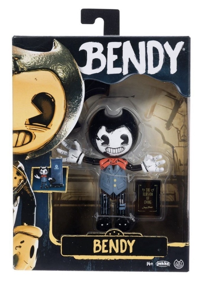 Jakks Pacific Bendy & The Ink Machine 5” Action Figure with Book