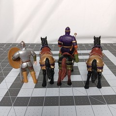 ELC Medieval Horses Jousting Knight Rider Soldier Figurines Fantasy Loose Toys