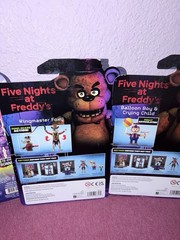 Lot Of 4 Fnaf Ringmaster Foxy Tie Dye Freddy Ballon Boy And Freddy New Figures