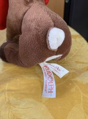 9 1/2″ 50 Years Rudolph The Red Nosed Reindeer Scarf Logo Soft Plush Dandee NWT