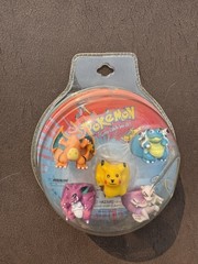 Nintendo Pokémon Mini Figure Rings Charizard Pikachu Blastoise Mewtwo Nidoking