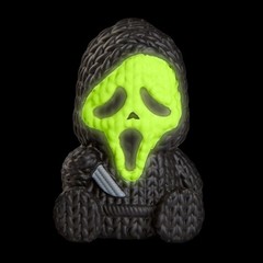 Handmade by Robots Ghost Face Micro Figure #007 Glow in the Dark