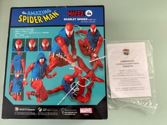Medicom Toy MAFEX Marvel MCU Scarlet Spider 7 in Action Figure – No.186