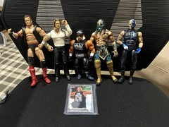 WWE/AEW Action Figure Lot Hulk Hogan, Triple H, Undertaker, Etc