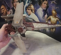 🔥🔥2007 STAR WARS: 30th ANNIVERSARY COLLECTION – V-WING STARFIGHTER *COMPLETE*