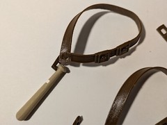 Planet of the Apes – Set of (3) Bandoliers and Clubs – 1:9 8″ Mego/Neca Scale