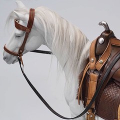 JXK 1/6 Horse Model Animal Figure Soldier Accessory Scene GK Decoration Gift TvL