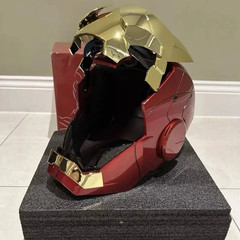 Autoking Iron Man Mask Mk5 1:1 Helmet Wearable Voice Touch Cosplay Props Jarvis