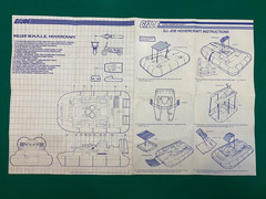 GI JOE Vintage BLUEPRINTS INSTRUCTIONS sheet KILLER WHALE 1984