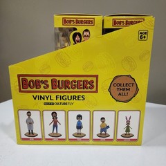 Bob’s Burgers Set Of 5 Tina Louise Gene Linda Bob 4″ Figures Culturefly Display