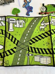 2000 Thomas & Friends Felt Play Mat Britt Allcroft Thomas Limited Train Playset