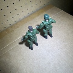 LOT OF 2-Chap Mei Army Military Soldier 4″ Tall Toy Action Figure