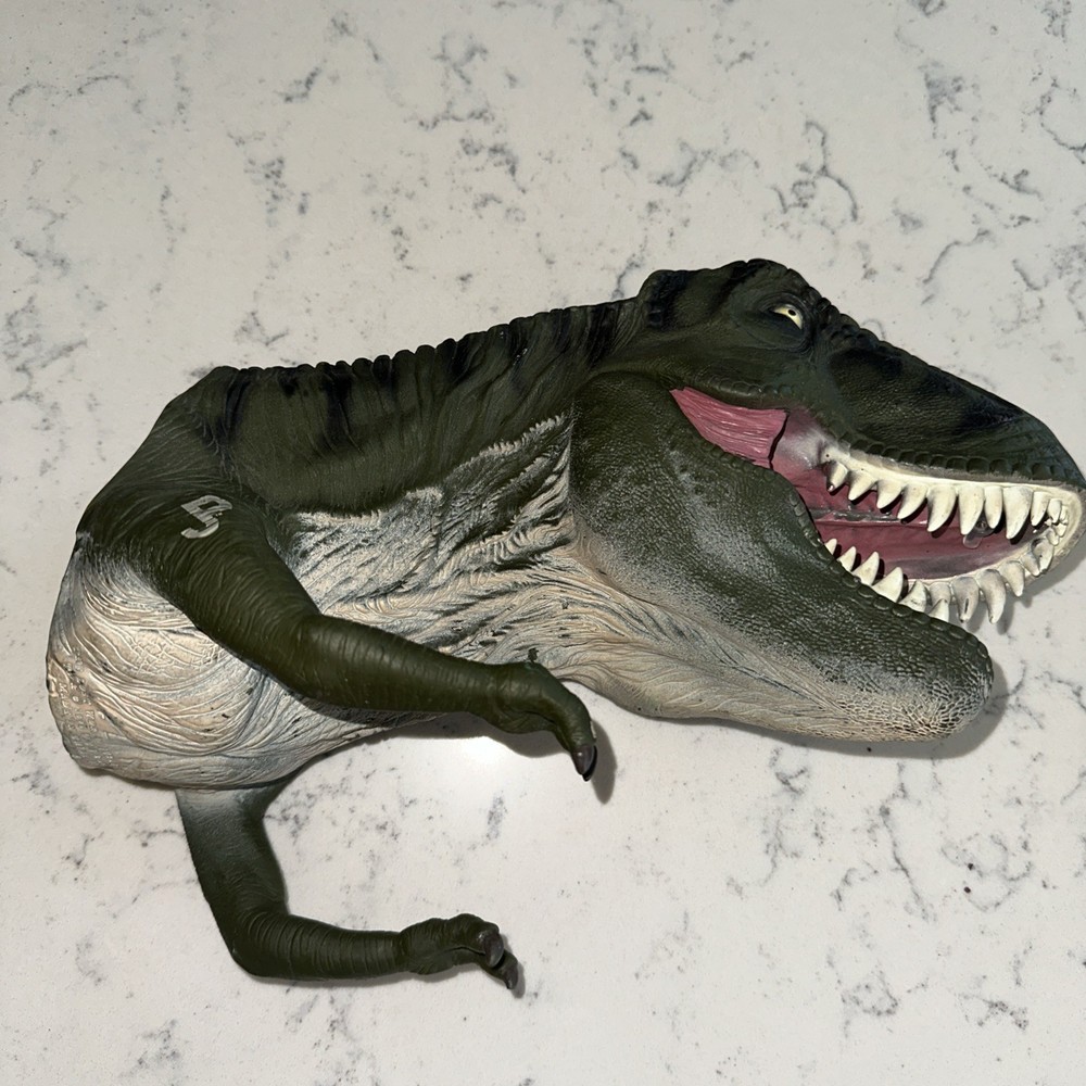 Vintage 1996 Jurassic Park The Lost World T-Rex Rubber Hand Puppet No Sound