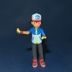Nintendo Pokemon Ash Ketchum 7″ Action Figure Jakks Pacific 2011 Pre-owned