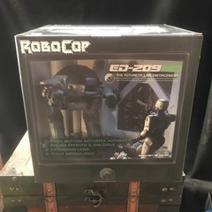 Neca RoboCop 80s Movie ED-209 Deluxe Robot 10″ Action Figure W/ Sound Reel Toy