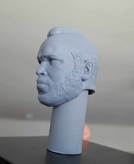 CUSTOM THE A- TEAM B.A. BARACUS MR. T UNPAINTED 1/6 SCALE HEAD CLUBBER LANG