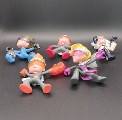 5 Ninja Kidz Figures Toys Dr. Disaster Lot O 48