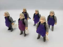 Vintage Kenner Star Wars ESB UGNAUGHT FIGURE ARMY LOT OF 6